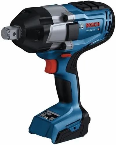 Vista 11 de BOSCH GDS18V-770CB14 PROFACTOR Kit de llaves de impacto conectadas de 18 V de 3/4 pulgadas con anillo de fricción y orificio pasante y (1) batería
