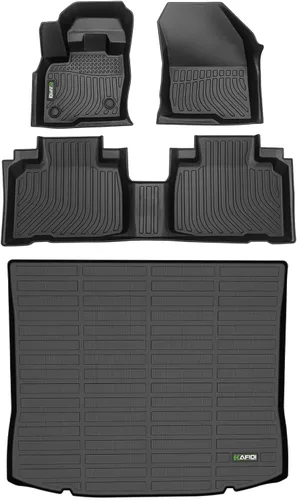 Vista 34 de HAFIDI® - Tapetes para auto con almacenamiento debajo del asiento, para todo clima, antideslizantes, de elastómero termoplástico, para la primera