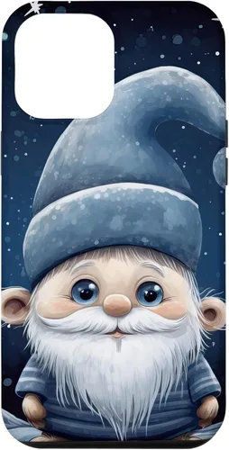 Vista 25 de iPhone 16 Funny Winter Gnome For Christmas Cute Xmas Snowflake Pattern Case