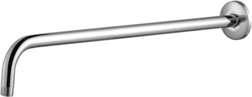 Vista 29 de OFFO Brazo de ducha con brida, 24 pulgadas níquel cepillado montaje en pared brazo de cabezal de ducha de ángulo de repuesto montado en pared