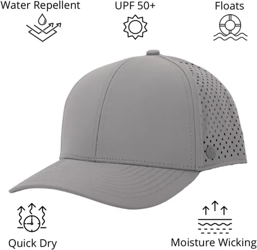 Vista 7 de Ultra Performance Water-Resistant UPF 50 Baseball Hat Golf Boat Beach Lake Workout Everyday Men and Women