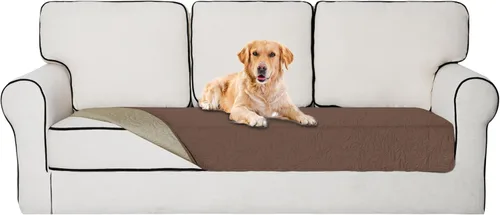 Vista 9 de Easy-Going Funda de cama impermeable para perro, reversible, a prueba de fugas, manta de repuesto para muebles, lavable, funda de sofá para perros