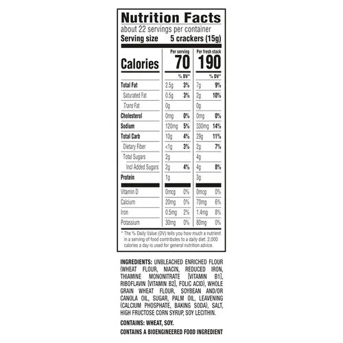 Vista 2 de Crackers Ritz Fresh Stacks sabor panceta, 11.5 onzas