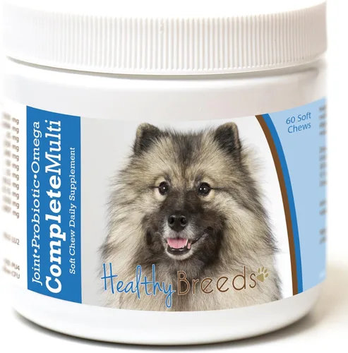 Vista 392 de Healthy Breeds Cavalier King Charles Spaniel - Multivitamínico todo en uno, completo con probióticos, glucosamina, condroitina y omegas, 60