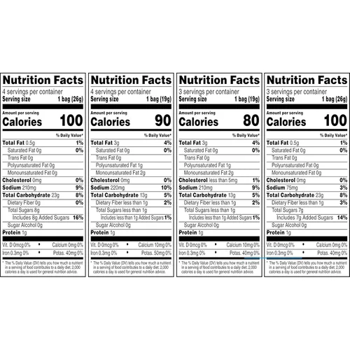 Vista 2 de Quaker Rice Crisps dulces y saladas, paquete variado, 14