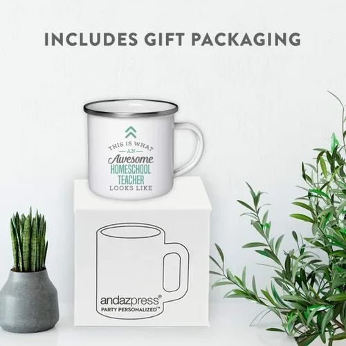 Vista 92 de Andaz Press 11oz. Stainless Steel Campfire Coffee Mug Gift, This is What an Awesome Mentor Looks Like, 1-Pack, Birthday Gift Ideas Coworker Him Her