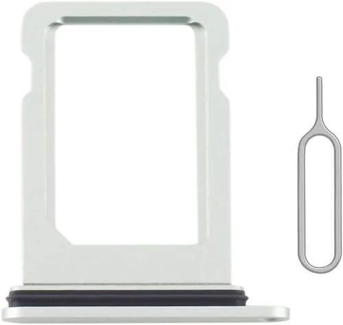 Vista 9 de Reemplazo de ranura para bandeja de tarjeta SIM para iPhone 12 (negro) con anillo de goma impermeable y pasador de expulsión