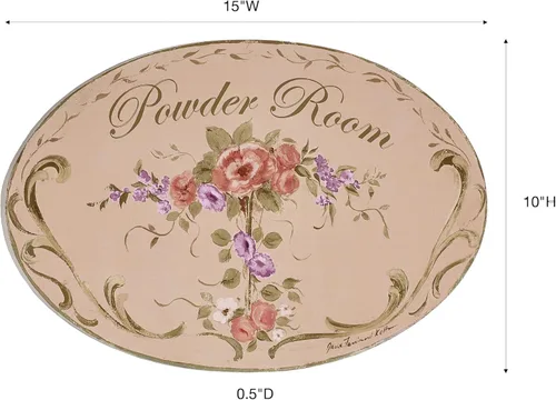 Vista 3 de Emma Powder Room - Placa de pared multicolor pastel