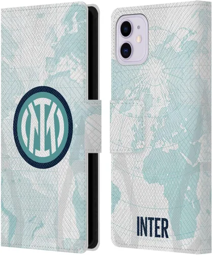 Vista 118 de Head Case Designs Officially Licensed Inter Milan Away 2025/26 Crest Kit Leather Wallet Case Compatible with Apple iPhone 7 Plus/iPhone 8 Plus