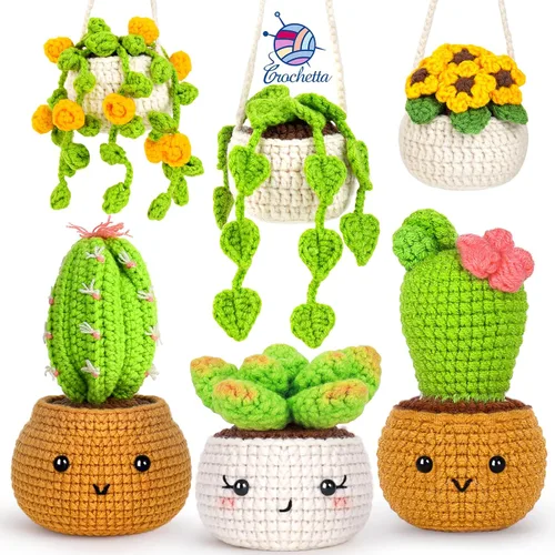 Vista 45 de Kit de ganchillo para principiantes, kit de inicio de ganchillo con tutoriales en video paso a paso, kits de aprendizaje para adultos y niños