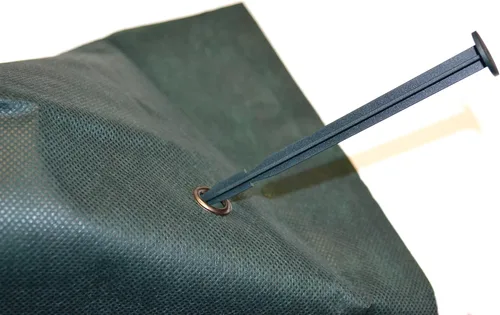 Vista 5 de the Planket Cubierta para plantas de protección contra heladas, estacas redondas y de paisaje de 10 pies, bolsa de 14 CT