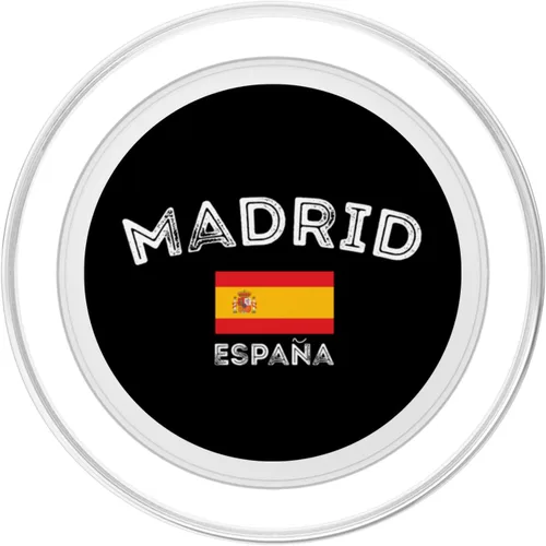 Vista 2 de Spain Flag España Madrid Design Spanish People Spain Lovers PopSockets MagSafe PopGrip for iPhone