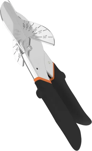 Vista 9 de GARTOL Tijeras de inglete, cortador multiángulo ajustable de 45° a 135° para moldear, recortar y cuarto de ronda – Herramienta de mano de precisión