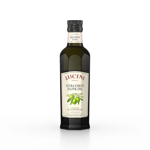 Vista 3 de Lucini Italia Everyday Aceite de oliva virgen extra – 100% aceitunas argentinas – Verificado sin OMG, aprobado por Whole30, Kosher, 16.9 fl oz