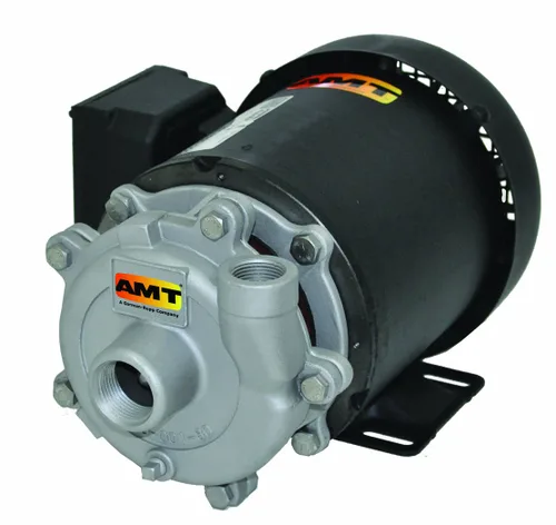 AMT Pump 368A-98 Bomba centrífuga recta, acero inoxidable, 1/3 HP, 1 fase, 115/230V, curva A, 3/4" NPT succión hembra, 1/2" NPT puerto de descarga