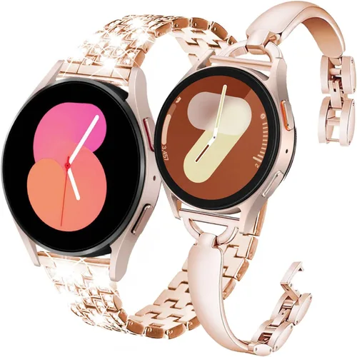 Vista 24 de DEALELE Correas compatibles con Samsung Galaxy Watch 7 / FE / 6/6 Classic / 5/5 Pro / 4/4 Classic / 3 de 1.614 in / Huawei GT3 / GT2 de 1.654 in