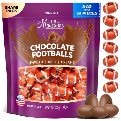 Vista 12 de Madelaine - Caramelos de béisbol de chocolate con leche de primera calidad, envueltos en papel de aluminio italiano (1/2 libra)