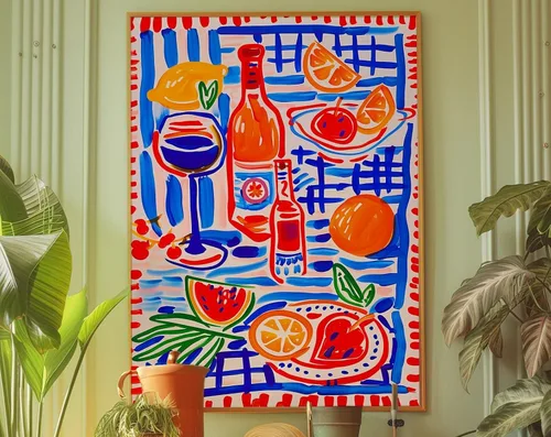 Vista 21 de Billiards Club Retro Wall Art Print in Psychedelic 70s Style, Cue Ball and Pool Table Artwork for Living Room, Game Room or Home Office Decor