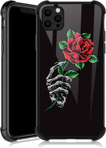 Vista 15 de ZHEGAILIAN Funda compatible con iPhone 13 Pro Max, funda protectora antideslizante de poliuretano termoplástico suave con cuatro esquinas reforzadas