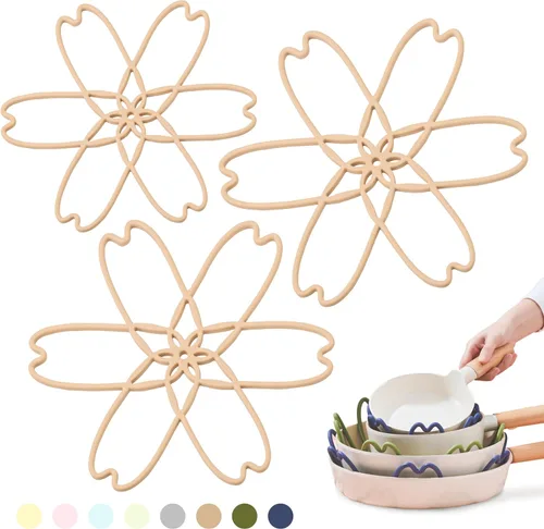 Vista 11 de iPROTECT - Stack Expert - Protector multiusos de silicona sin BPA para ollas y sartenes juego de 2 salvamanteles para todos los tamaños