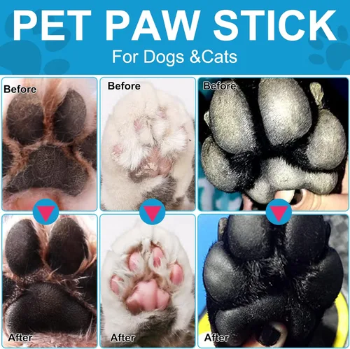 Vista 8 de Bálsamo para patas de perro de 2.6 onzas, bálsamo de patas para perros, palitos de patas de mascotas, calma, cura y protege las patas de perro