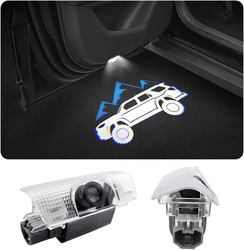 Vista 10 de 2 PCS Luces LED con Logo para Puerta de Auto Compatibles con 4Runner 2010-presente Proyector de Cortesía Luz de Bienvenida Láser Lámpara de Charco