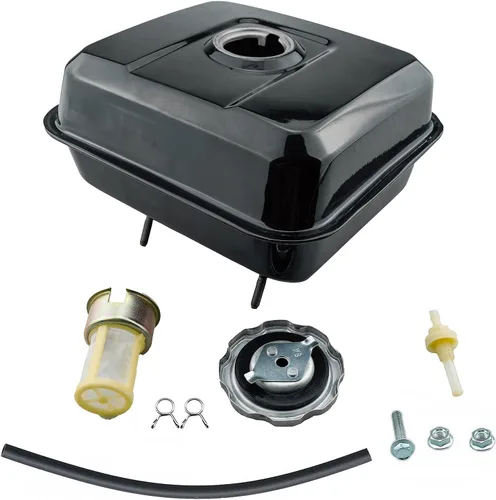 Vista 4 de Ruma Kit de tanque de combustible de gasolina compatible con Honda GX160 GX200 GX140 Engine Harbor Freight 212 173 R210 Engine Go Kart Baja Warrior