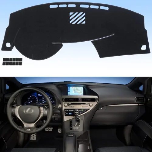 Vista 46 de AUQDD Alfombrilla de Cubierta del Tablero Compatible con La-nd Rover LR3 2005 2006 2007 2008 2009 /2010-2016 LR4, 2006-2009 Range Rover