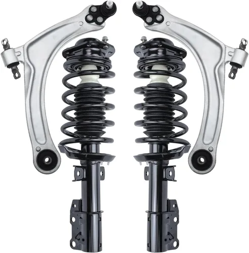 Vista 187 de Detroit Axle - Kit de 4 brazos de control de extremo delantero para Dodge Dart 13-16, Chrysler 200 15-17, 2 brazos de control inferiores, 2 extremos