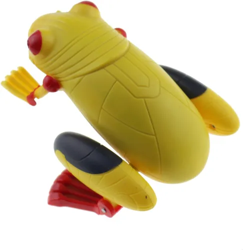 Vista 2 de Tipmant Sensor De Luz De Control Remoto Rana RC Simulación De Juguete Animal Falso Con Linternas Rojas - Amarillo