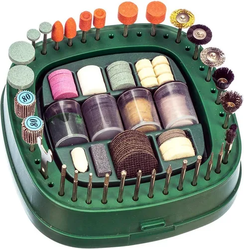 Vista 7 de Kit de accesorios de herramientas rotativas con soporte giratorio Herramientas de manualidades 276pc