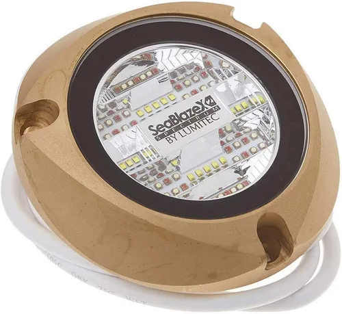 Vista 3 de Lumitec Seablaze X2 Lámpara subacuática, color bronce, espectro RGBW, talla única
