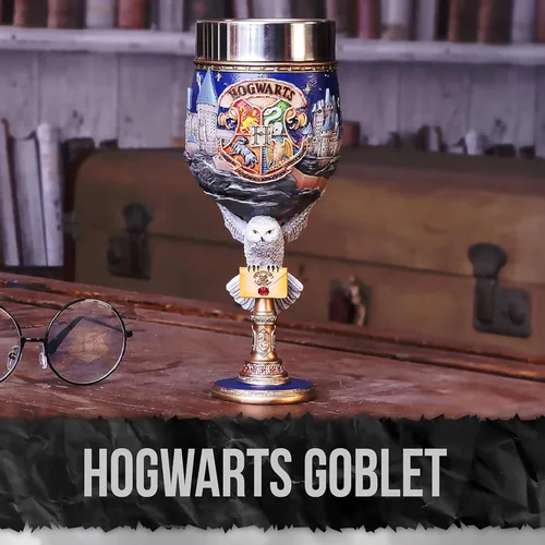 Vista 3 de Nemesis Now Copa de Harry Potter, cáliz coleccionable de Harry Potter pintado a mano, taza de Wrold mágico, regalo ideal para cabezas de cerámica
