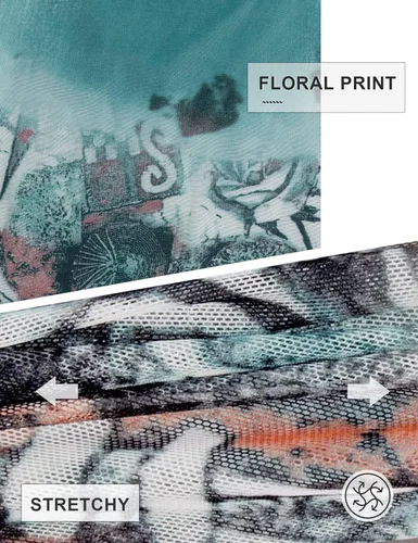 Vista 4 de SeSe Code Blusas de malla de manga 34 para mujer, plisadas, con cuello en V