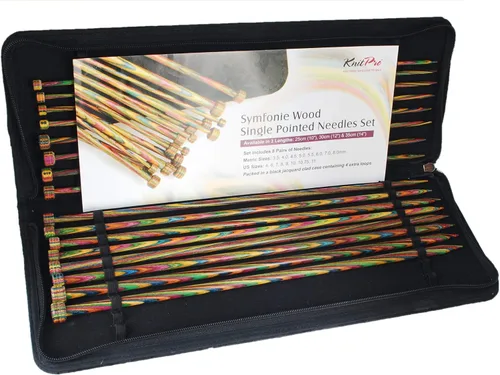 KnitPro Symfonie - Juego de agujas de un solo punto, 13.8 in, 1 pieza
