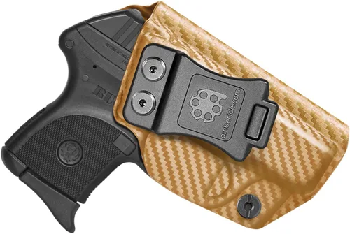 Vista 15 de Amberide IWB Kydex Holster for Ruger LCP .380, Concealed Carry, No Optic/No Laser, Adjustable Cant, Posi-Click Retention, Made in USA