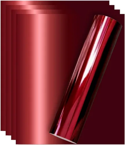 Vista 26 de Vinilo de Transferencia de Calor HTV de Lámina Azul Real para Camisetas y Ropa 12" X 10" (Paquete de 5), Fácil de Desmalezar y Planchar