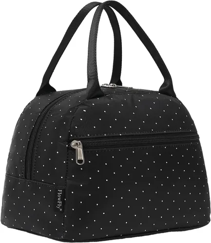Vista 38 de Bolsa de almuerzo aislada FlowFly - Bolsa de asas organizadora para mujeres/hombres, Alpaca