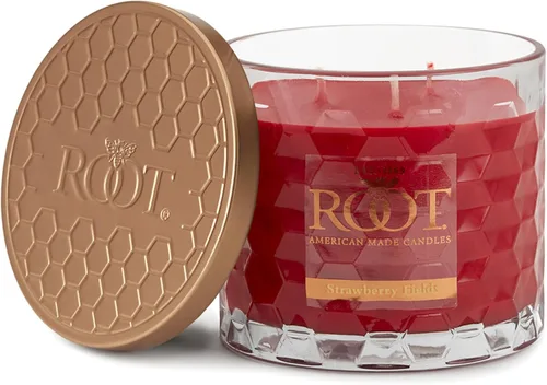 Vista 39 de Root Candles Velas Aromáticas Mezcla de Cera de Panal Vela Artesanal Premium, Veriglass Pequeño, Limón y Bergamota