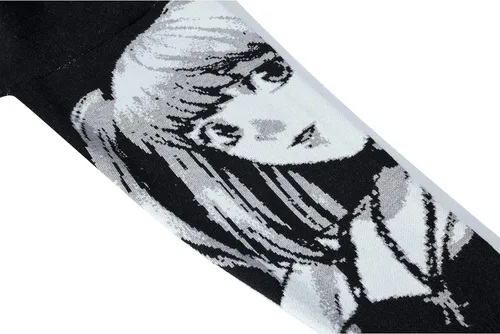 Vista 4 de FELLVISHK Sudadera de manga larga con estampado de anime, unisex, 3D