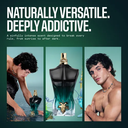 Vista 6 de Le Beau by Jean Paul Gaultier - Eau de Parfum Intense Spray para hombre, 2.5 oz