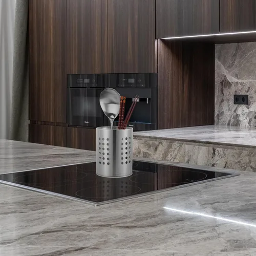 Vista 9 de DOITOOL 2 soportes para utensilios de cocina de acero inoxidable para encimera, soporte para cucharas, cubiertos, palillos, cesta de cuchara