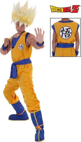 Vista 2 de Disfraz infantil de Dragon Ball Z Super Saiyan Goku