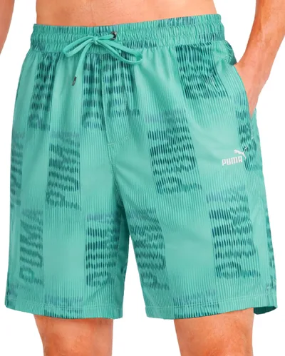 Vista 17 de PUMA Traje de baño para hombre, secado rápido, rendimiento atlético, entrepierna de 8 pulgadas, con forro de compresión de malla