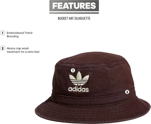 Vista 2 de adidas Originals - Gorro estilo pescador lavado.
