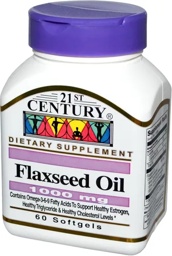 ACEITE DE SEMILLA DE LINO 1000mg 60 GELAS BLANDAS