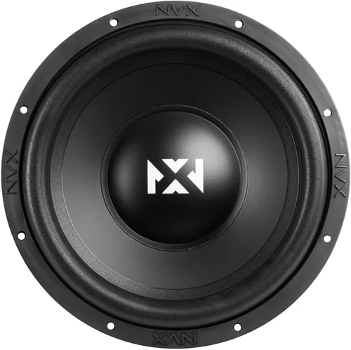 Vista 2 de NVX NSW124v3 Subwoofer para automóvil de 12 pulgadas, 1000 pico (500RMS) Dual de 4 ohmios Serie N (NSW124 Versión 3)