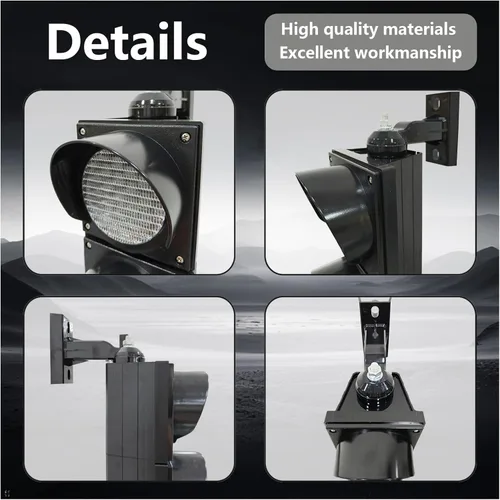 Vista 7 de 100-3 4pulg 100mm Luz de Semáforo de Parada/Circulación/Botón de Control/Lámpara LED AC 85-265V, Carcasa de PC Resistente al Agua IP65