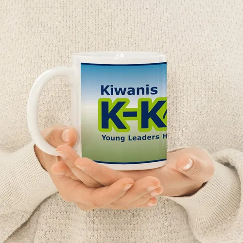 Vista 4 de Kiwanis International Ceramic Coffee Mug 11 OZ Tea Cup (Kiwanis International - 1)