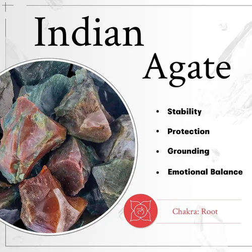 Vista 4 de mookaitedecor 25 cuentas de ágata india con agujero grande para hacer joyas